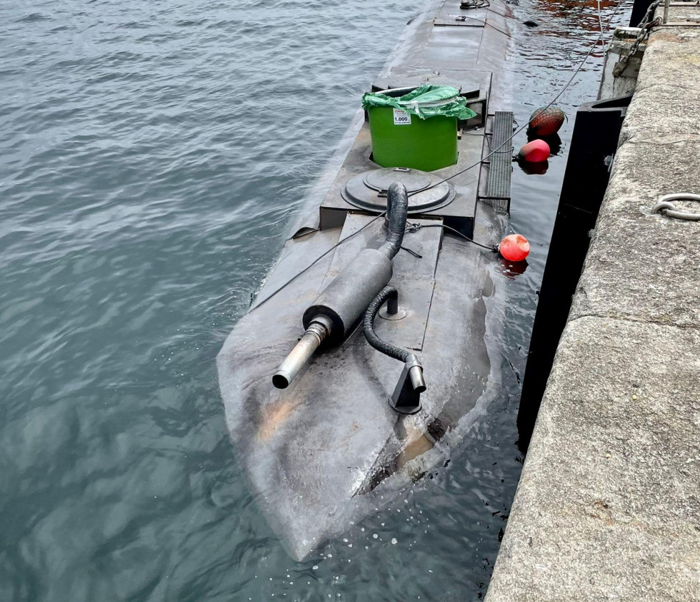 Submarino de la serie en Aguiño