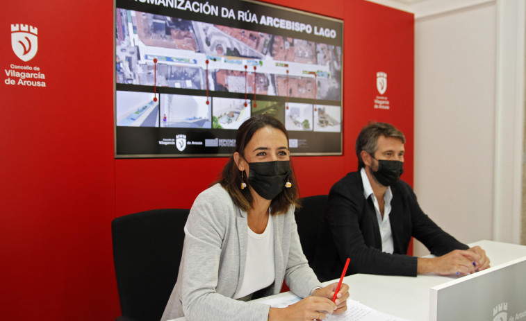 Arcebispo Lago sigue la estela de Praza de Galicia y completará el eje peatonal junto  a Conde Vallellano