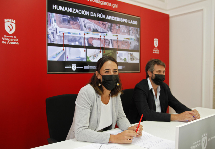 Arcebispo Lago sigue la estela de Praza de Galicia y completará el eje peatonal junto  a Conde Vallellano