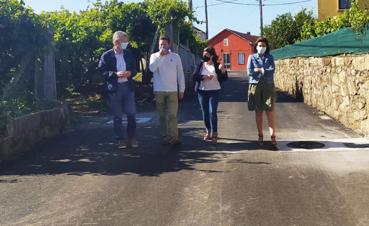 El gobierno cambadés trabaja para dotar a todas las viviendas rurales de accesos pavimentados
