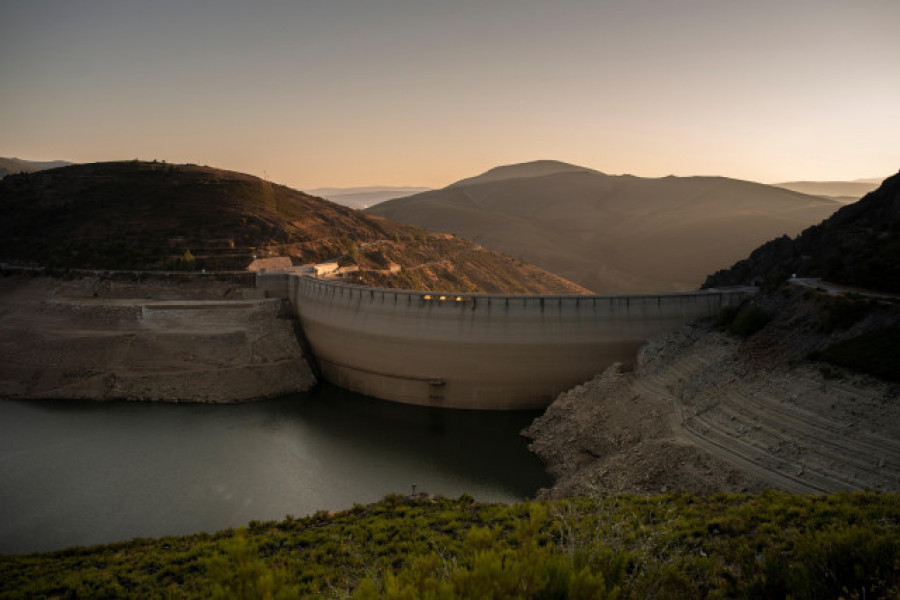 Escenario "grave" ante una eventual sequía al estar al 30% los embalses de Belesar y Salas y al 15% As Portas y Cenzag