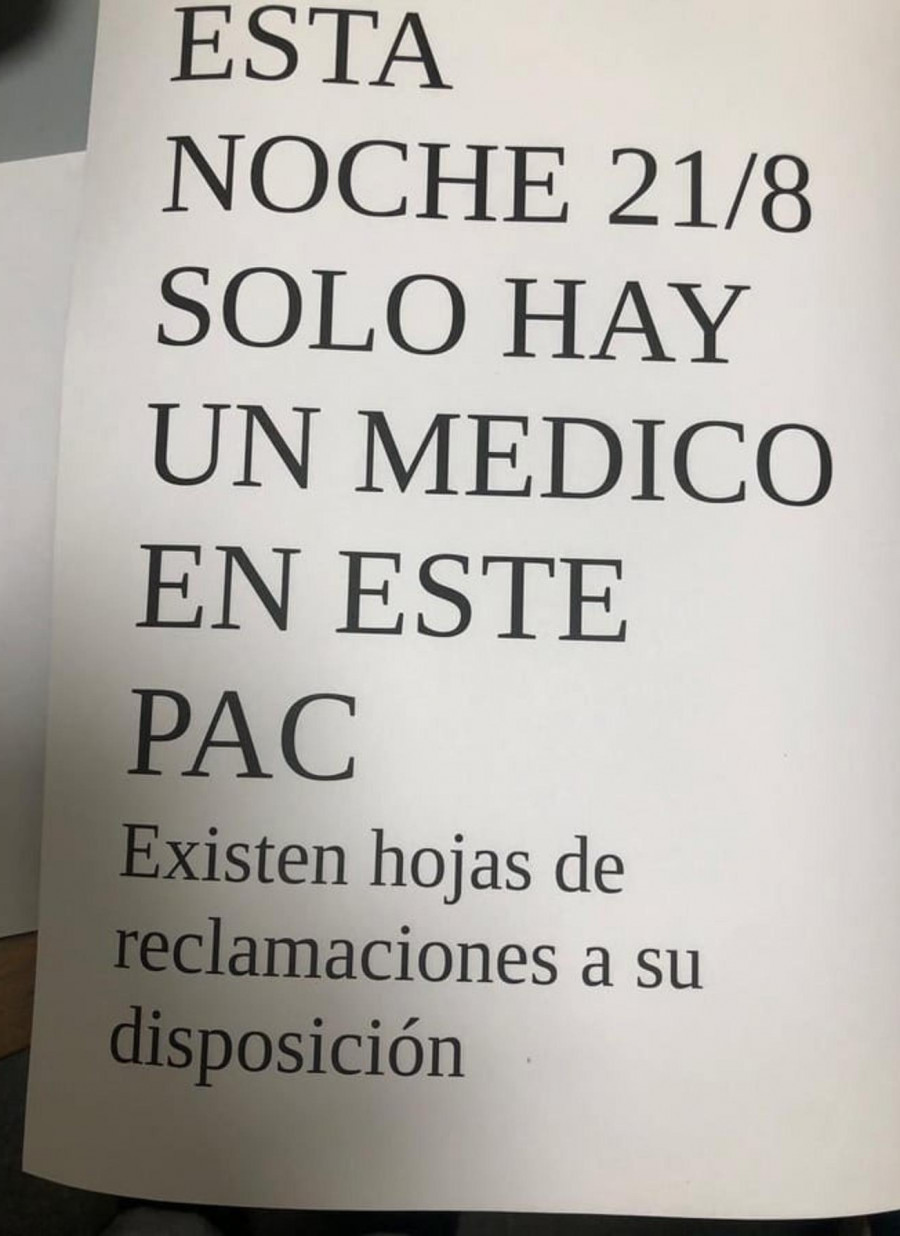 Un solo médico atendió las urgencias en San Roque durante la noche del sábado