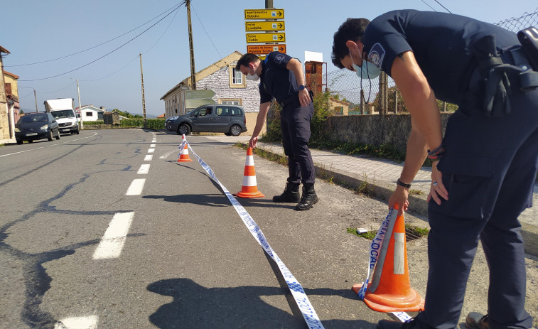 A Pobra toma primeras medidas de seguridad en el peligroso cruce del vial de Cabío con la AC-305