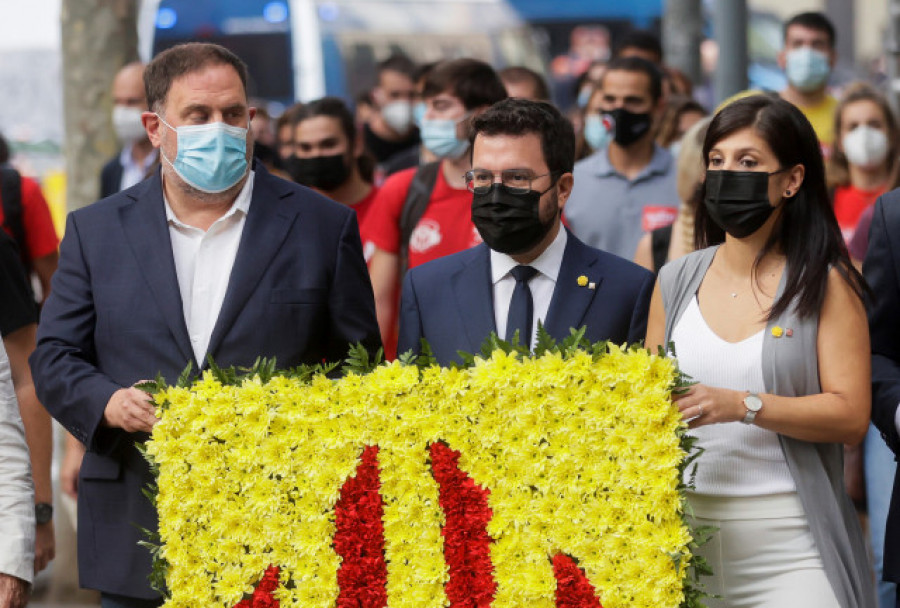 Una Diada marcada por la división