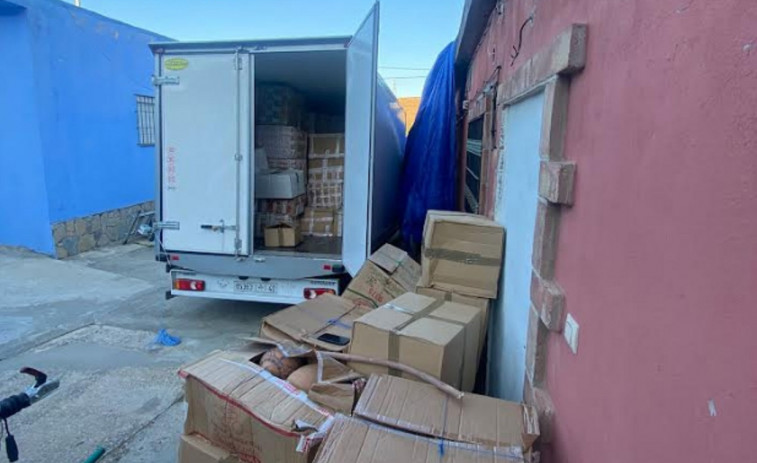 Incautan ocho toneladas de hachís importado desde Marruecos por una organización de Cambados