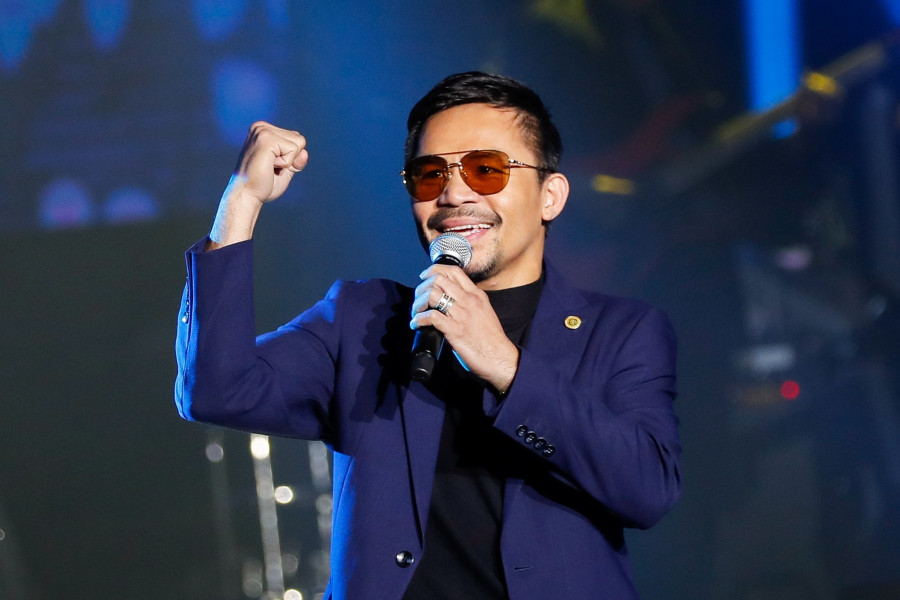 El boxeador Manny Pacquiao anuncia su candidatura a la Presidencia de Filipinas