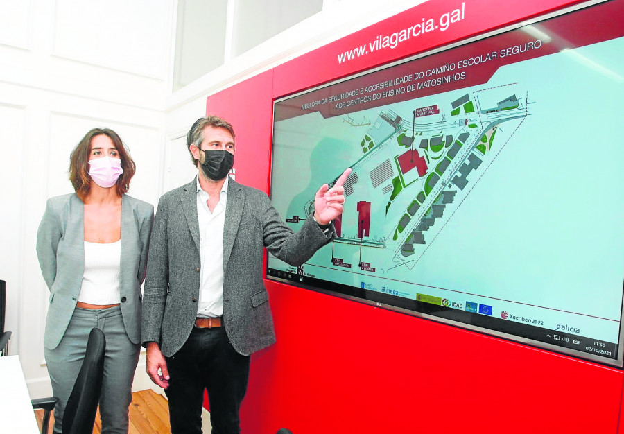 Ravella reformula el entorno escolar de A Xunqueira y prima el acceso a pie y en bici