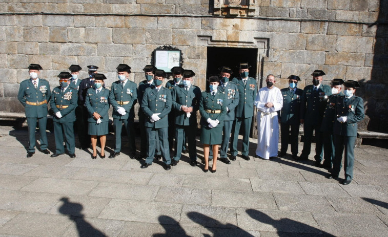 La Guardia Civil celebró ayer el día de su patrona, la Virgen del Pilar