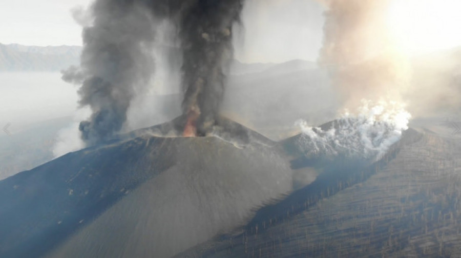La Xunta vigila si llega a Galicia este lunes dióxido de azufre del volcán de La Palma
