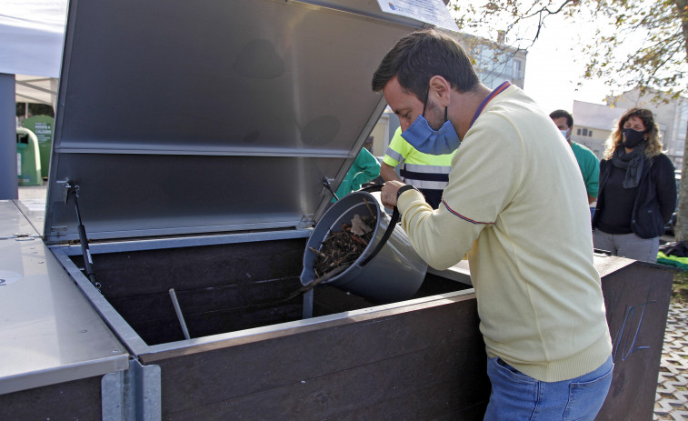 Cambados presume de sostenible y prevé tener siete composteros activos antes de final de año