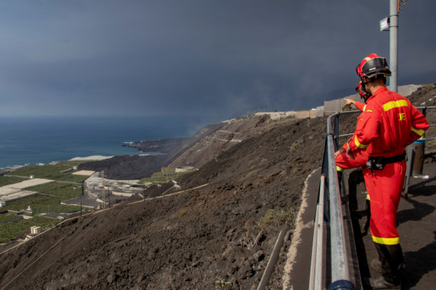 El volcán de La Palma aumenta  la emisión de lavas muy fluidas