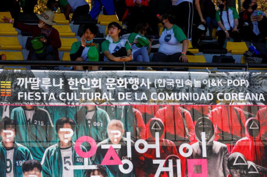 Los coreanos de Barcelona organizan un torneo inspirado en "El Juego del Calamar"