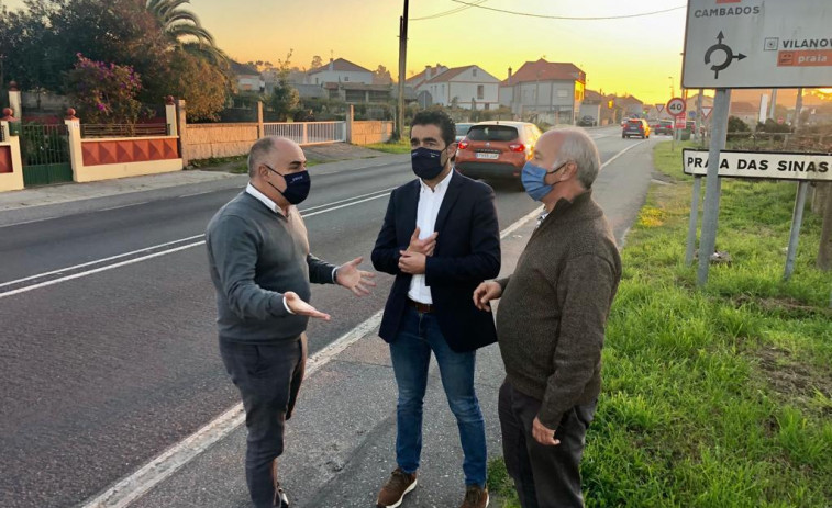 La Xunta licita por 1,1 millones la construcción de una nueva senda peatonal para Corón