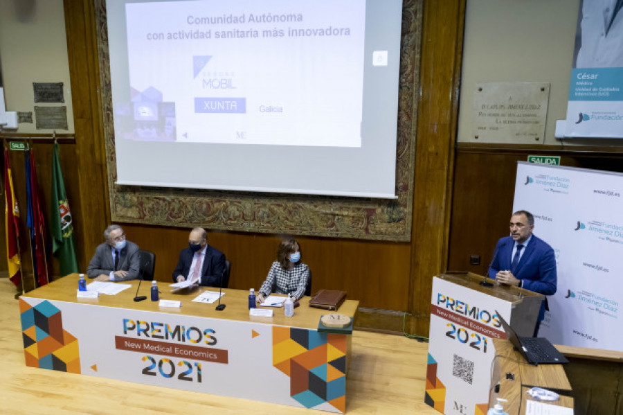 Galicia recibe el premio a la comunidad autónoma con la actividad sanitaria más innovadora