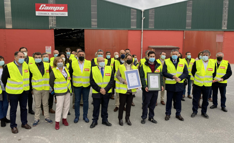 Refractarios Campo celebra sus nuevas certificaciones con una visita a las instalaciones