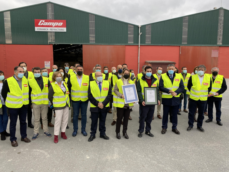 Refractarios Campo celebra sus nuevas certificaciones con una visita a las instalaciones