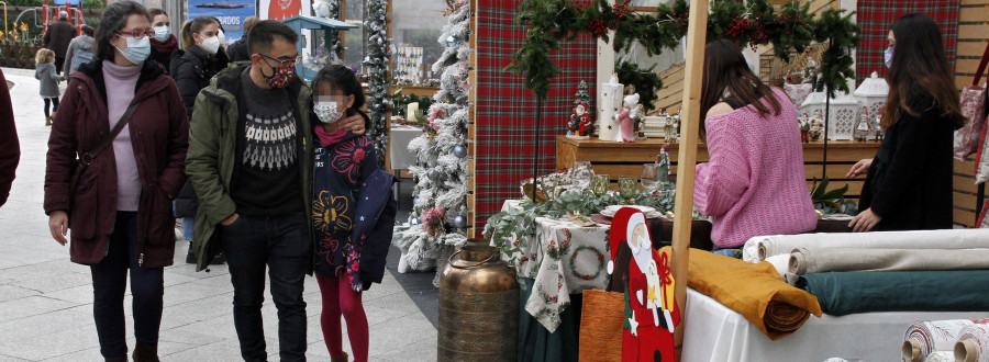 El “I Mercado de Nadal” y las Jornadas de la Ostra llenaron Cambados este fin de semana