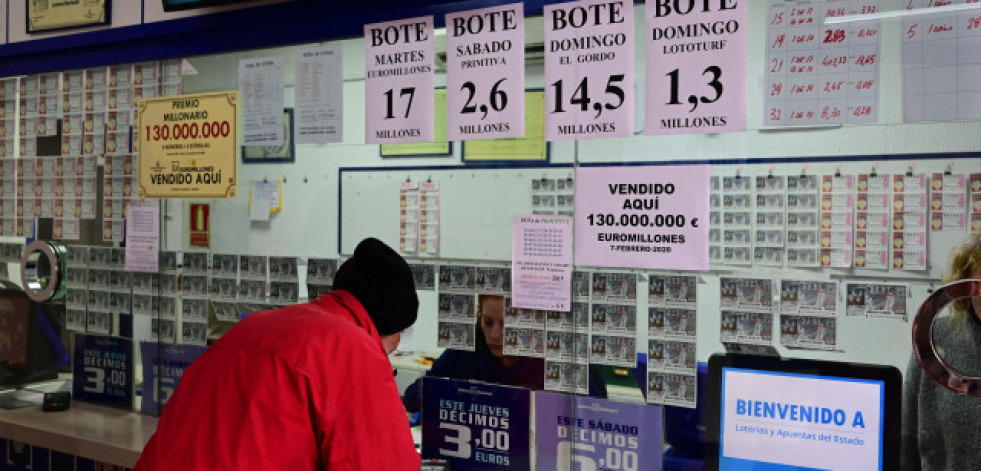 La Bonoloto deja un premio de 26.333 euros en Carracedo