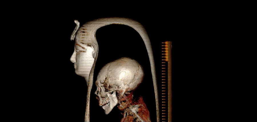 Una tomografía computarizada revela los secretos de la momia de Amenhotep I