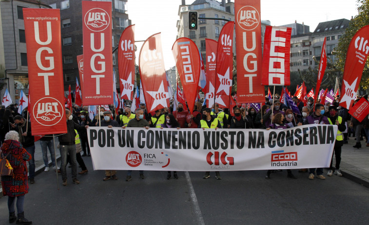 El sector de la conserva irá a la huelga tres días para reclamar un nuevo convenio