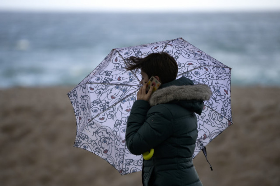 Una nueva borrasca situará la costa gallega con aviso amarillo el primer lunes de 2022