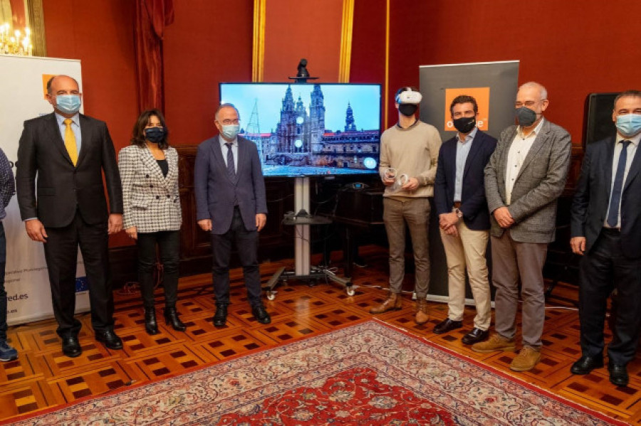 Santiago acoge un proyecto que permite visitar el Obradoiro desde cualquier parte del mundo