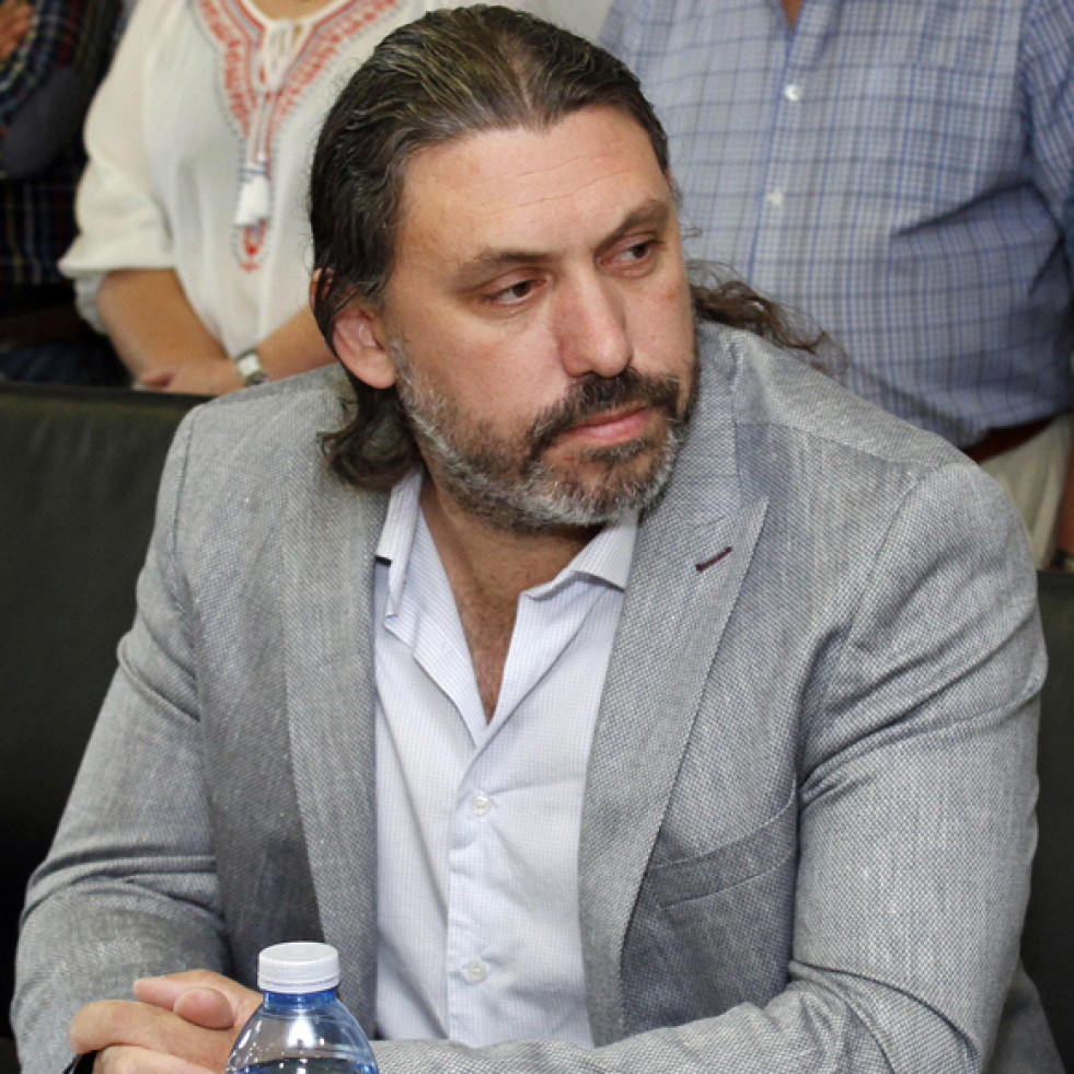 El portavoz del grupo opositor, Enrique Oubiña