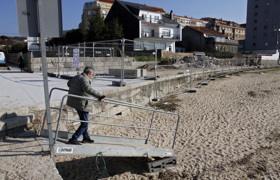 Una rampa “tobogán” para unir los tramos en obras del Paseo Marítimo