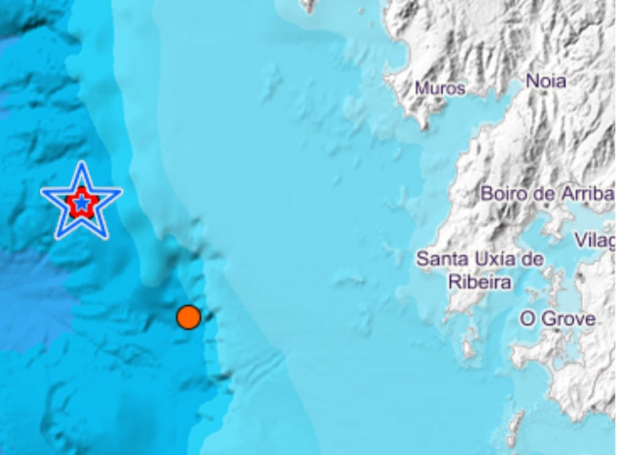 Registrados cuatro terremotos de magnitudes que oscilaron entre 4,6 y 1,9 grados y que se dejaron sentir en Arousa