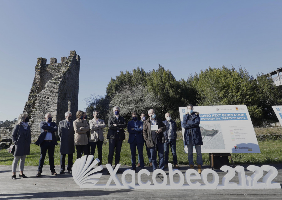 Catoira recibe fondos para rehabilitar la zona de las Torres y la capilla próxima