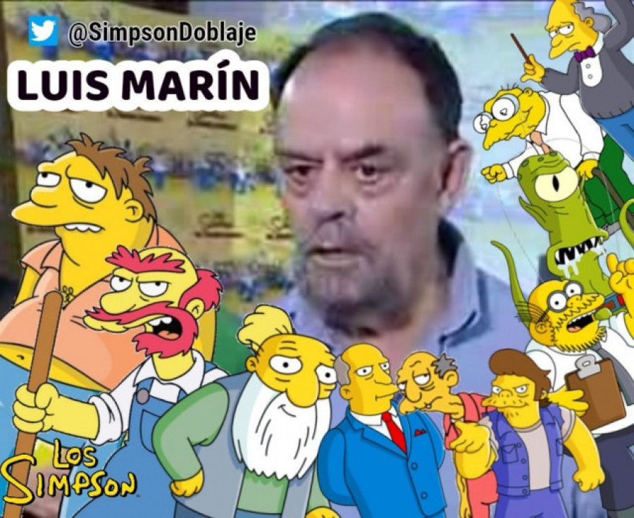 Fallece a los 90 años Luis Marín, voz en español de Barney en "Los Simpsons"
