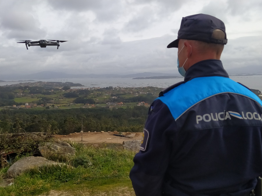 Guías Caninos de A Estrada se suman en Ribeira a la búsqueda del septuagenario desaparecido