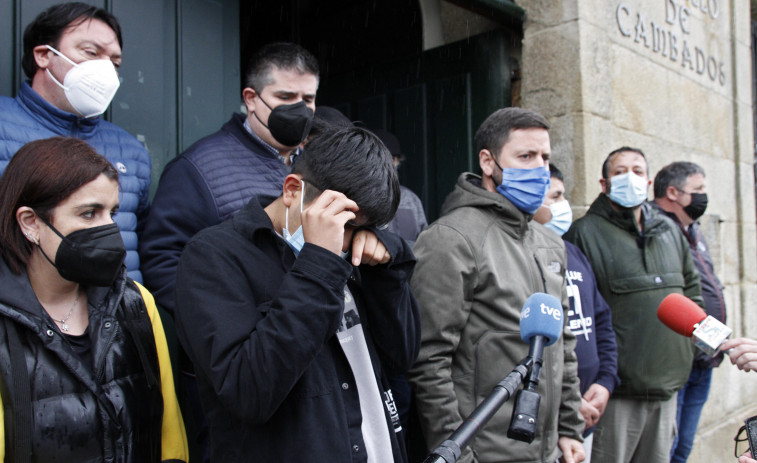 El cambadés enrolado por una baja covid dijo a su mujer que el temporal era “peor de lo normal”