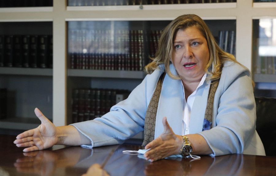 Lina Solla deja la presidencia del Consello do Mexillón tras un año en el cargo
