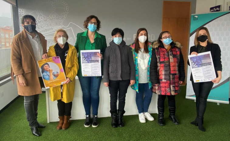 Boiro y A Pobra conmemorarán con acciones reivindicativas el Día de la Mujer a lo largo del mes