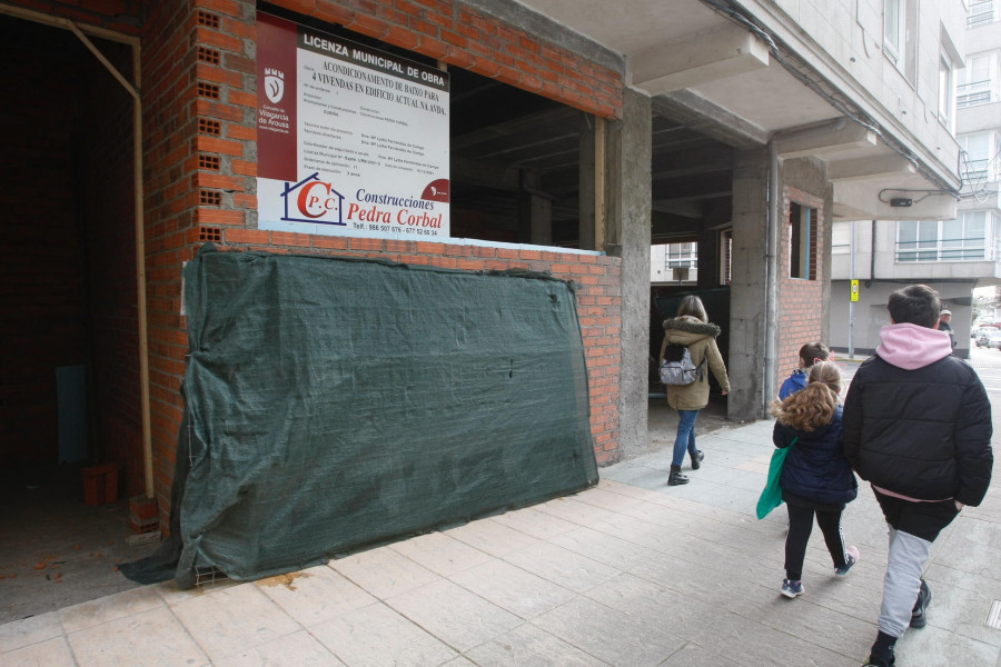 La tendencia de reciclar bajos comerciales en viviendas se extiende en Vilagarcía