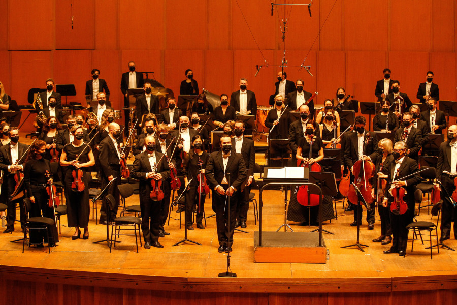 El concierto de la Sinfónica en Vilagarcía se suspende al no poder trasladar los instrumentos