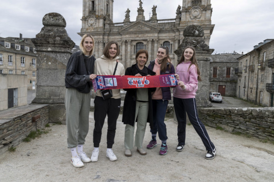 Un equipo de voleibol acoge en Lugo a cuatro refugiadas ucranianas