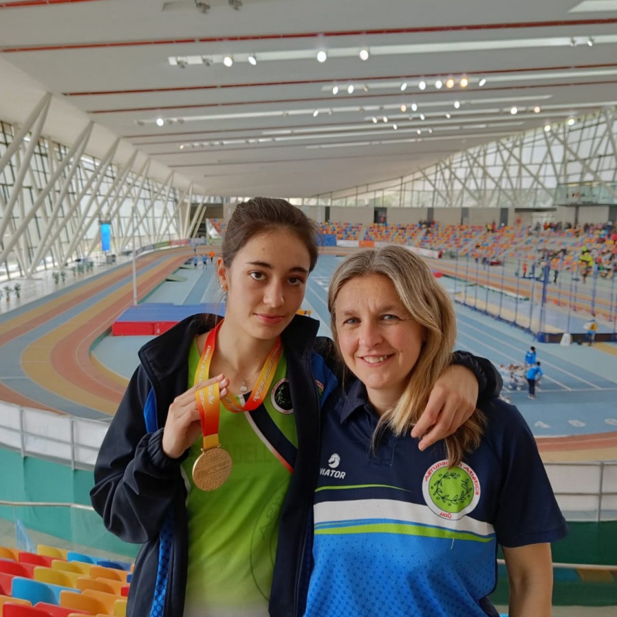 ​La cambadesa Celia Castro se proclama campeona de España de Atletismo