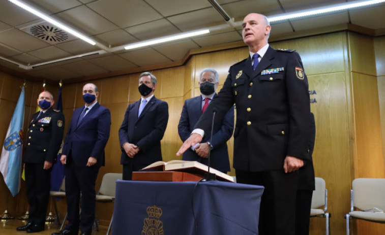 El nuevo jefe superior de Policía de Galicia fija como objetivo impulsar la proximidad con el ciudadano