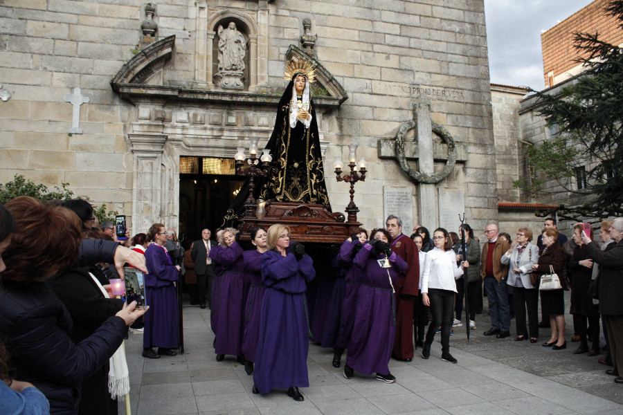 La Semana Santa de Vilagarcía prescinde de nuevo de las procesiones y se limita solo a las misas