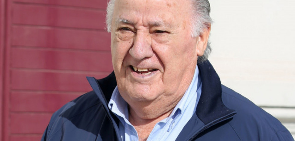 Amancio Ortega cobrará 1.552 millones de euros con el primer dividendo del año de Inditex