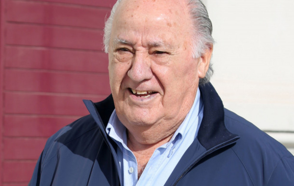 Amancio Ortega cobrará 1.552 millones de euros con el primer dividendo del año de Inditex