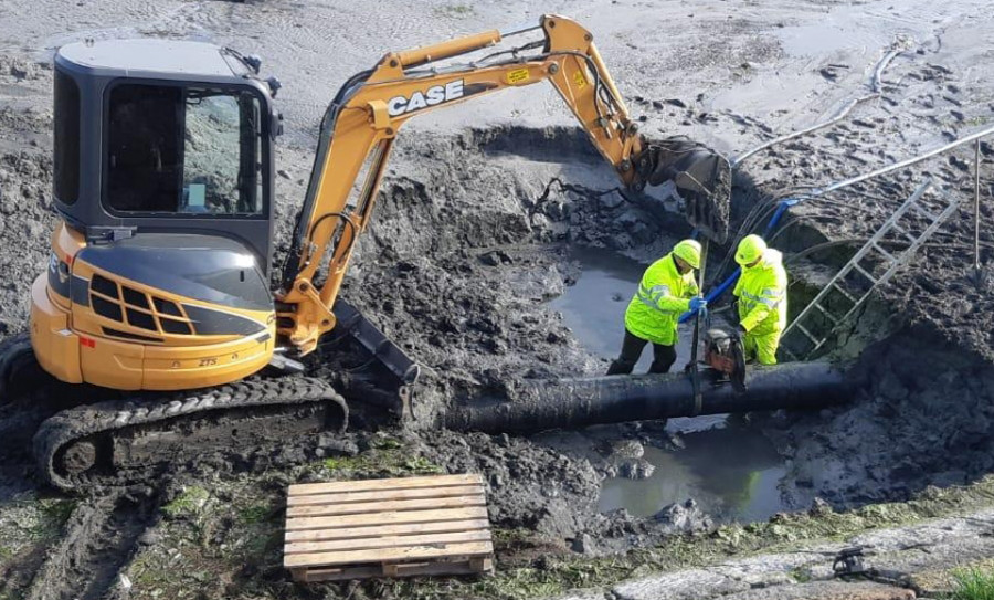 El BNG de O Grove reprocha a las administraciones la parálisis en el cambio de la tubería de agua