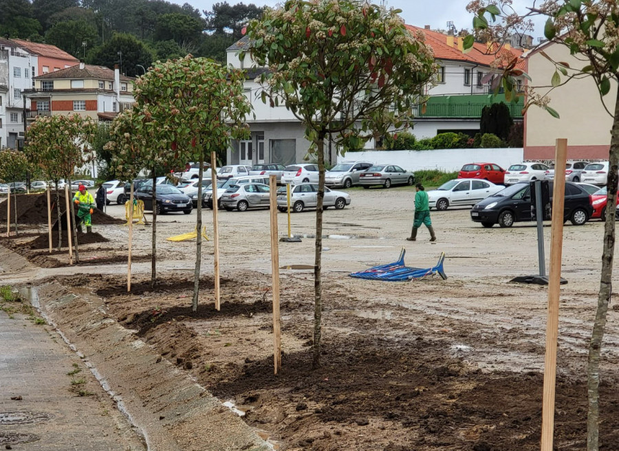 Ribeira contará con un nuevo espacio verde junto el aparcamiento disuasorio de Abesadas
