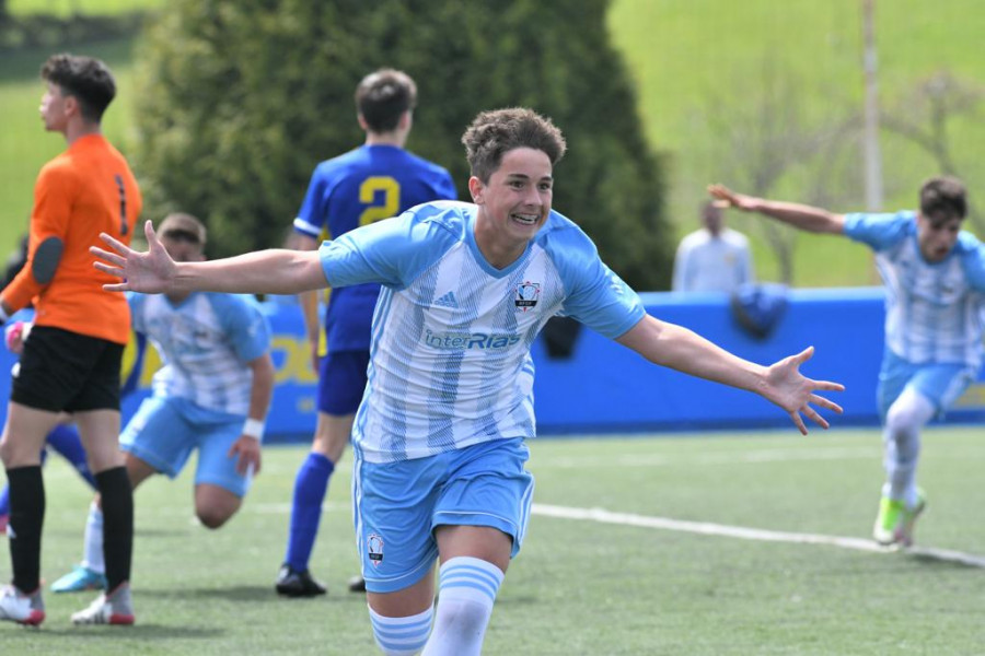 El caldense Rubén Fernández da la victoria a Galicia Sub 16 ante Asturias