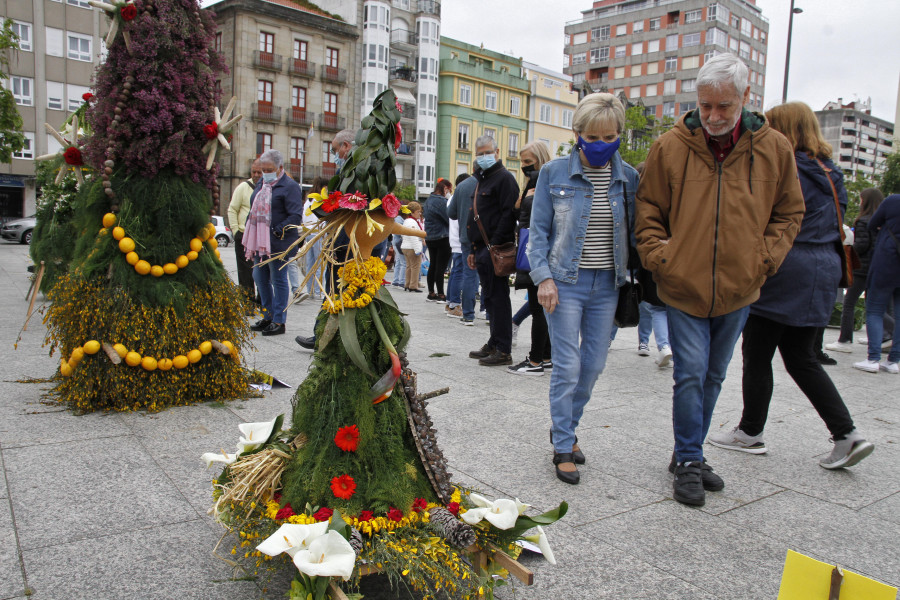 O Salnés mantén viva a tradición coa multitudinaria celebración do “maio maiolo”