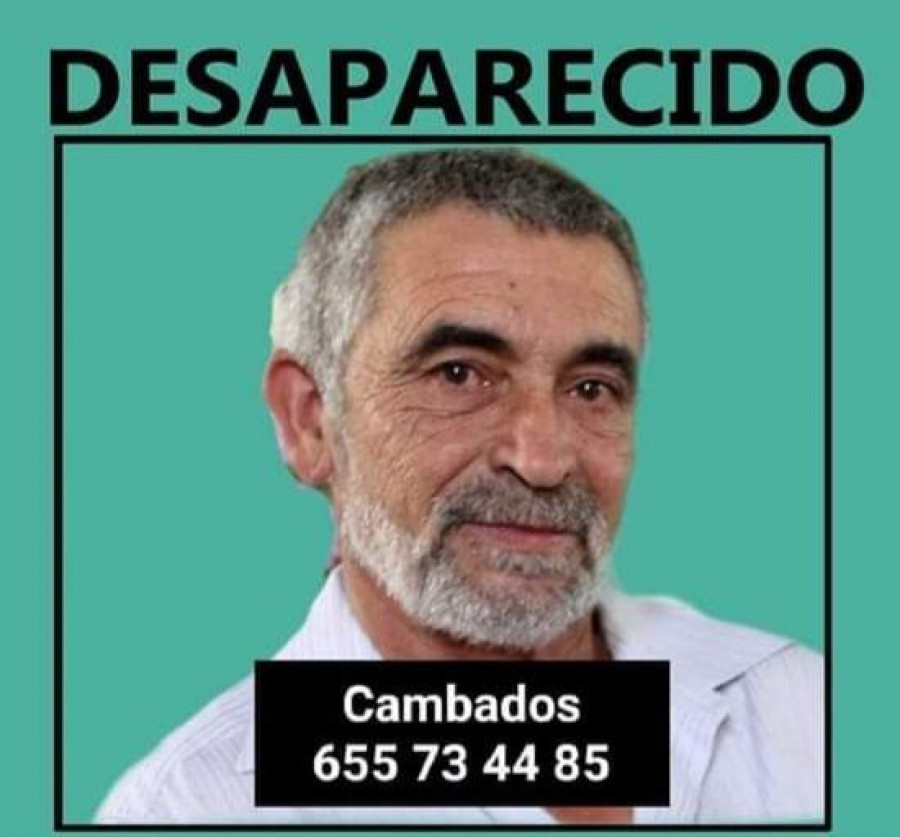 Buscan a un cambadés de 65 años desaparecido desde el sábado