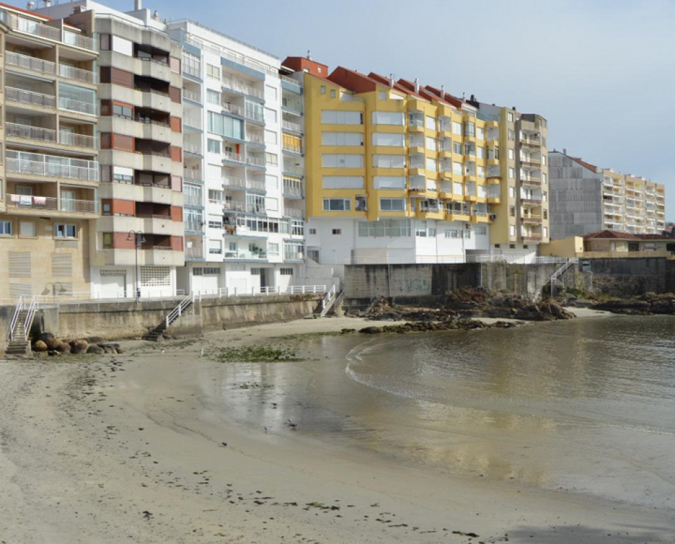 Imagen de archivo de la playa de Lavapanos en Sanxenxo  D.A.