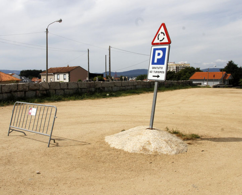 Los terrenos de Fontecarmoa se utilizan ahora como aparcamiento disuasorio  gonzalo salgado